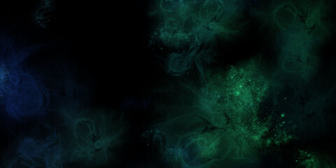 abstract space, colorful nebula, stars and sky