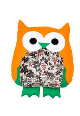 cute and colorful owl cushion