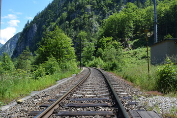 Railway in the mountains