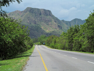 mountain road in the mountains
