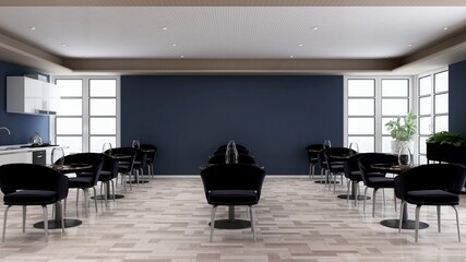 office pantry area 3d render interior design