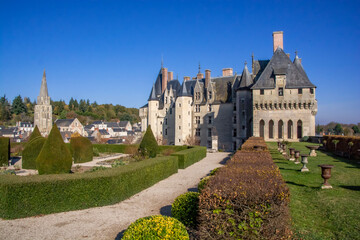 Fototapeta na wymiar chateau in loire valley
