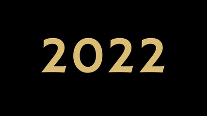 2022 Card, Happy 2022 New Year illustration Happy Happy