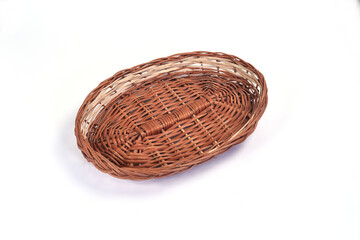 Fototapeta premium wicker basket isolated