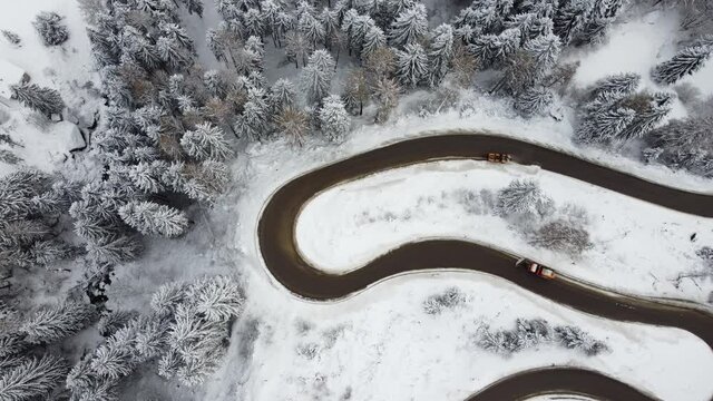 strada pulizia strada nevce inverno 