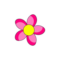 flower clipart design template vector