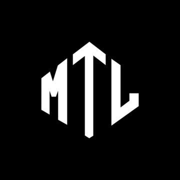 MTL letter logo design with polygon shape. MTL polygon and cube shape logo design. MTL hexagon vector logo template white and black colors. MTL monogram, business and real estate logo.