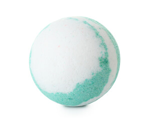 Bath bomb isolated on white background