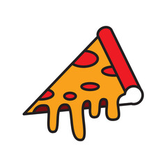 pizza icon vector design templates