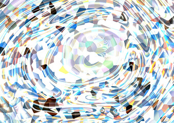 アブストラクト　マーブル　パターン