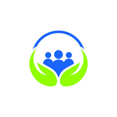 Teamwork Simple Modern Logo Vector and Stock Images