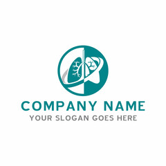 lung logo , pulmonary logo vector