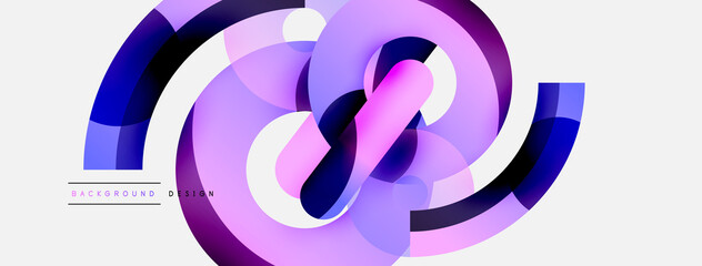 Circle abstract background. Vector illustration for wallpaper banner background card or landing page