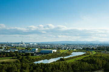 札幌のモエレ沼公園  モエレ山頂からの眺め