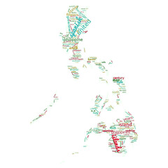 Philippines map national country location map pattern background history 