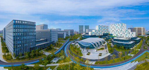 Fototapeta na wymiar Environment of Zilang Science and Technology City, Nantong City, Jiangsu province
