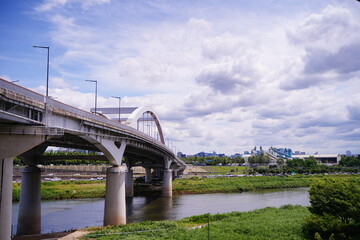 Fototapeta premium 서울의 하루, Seoul Korea, 응봉산, 팔각정