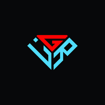 LGR letter logo creative design. LGR unique design