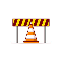 Under construction icon illustration