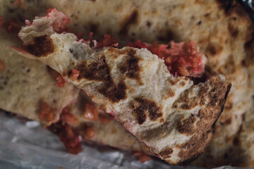 Kashmiri naan bread takeout Indian food 