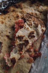 Kashmiri naan bread takeout Indian food 