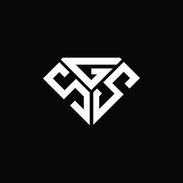SGS letter logo creative design. SGS unique design