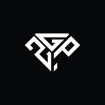 ZGP letter logo creative design. ZGP unique design