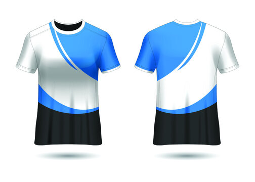 Sports Racing  Jersey Design Vector Template