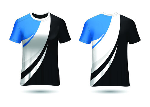 Sports Racing  Jersey Design Vector Template