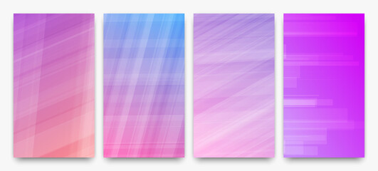 Fototapeta premium Modern colorful gradient background with lines