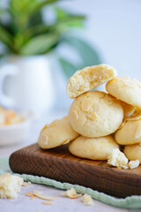 Fototapeta na wymiar cookies with cream cheese