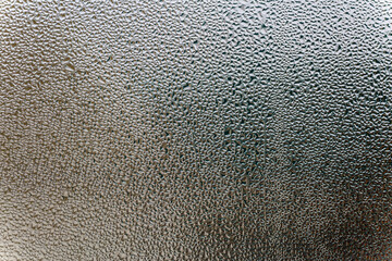 Texture of condensed water on a window.