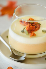 pumpkin panna cotta