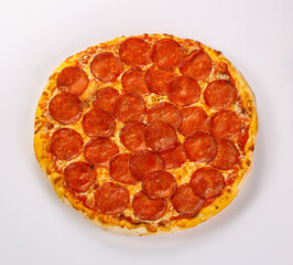 Italian traditional Pizza with pepperoni