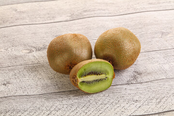 Sweet ripe and juicy kiwi fruit