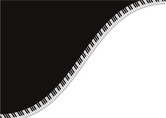 ピアノのイラスト背景素材