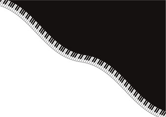 ピアノのイラスト背景素材