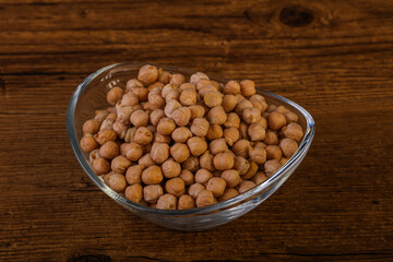 Vegan cuisine - Dry chickpea heap