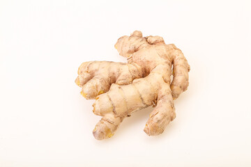Natural organic raw ginger root
