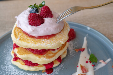 insta映えするパンケーキ