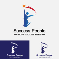  Success People Logo Vector  Design Template