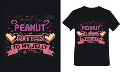 Valentine's Day T Shirt Design, Typography T-Shirt Design.