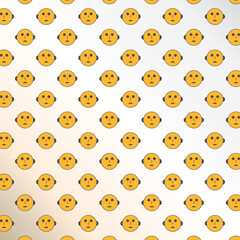 Emoticon Seamless Pattern, Background For Greeting Card, Invitation Card, Banners, Landing Page, Cover Page, Presentation Background, Fabric, Textile.