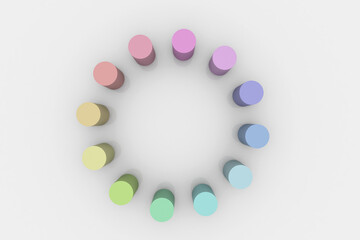 柱　円柱　グラフ　情報