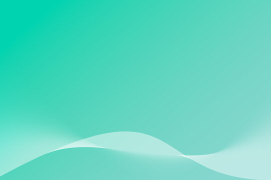 abstract green wave background