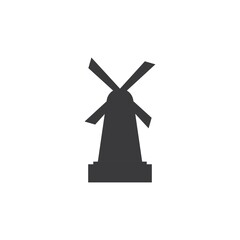 Obraz premium Windmill logo vector