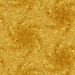 Mystical gold texture art for foil, digital paper, textile, ceramic tiles, and wrapper printing. Golden pattern background design with wooden finishing for interior decoration