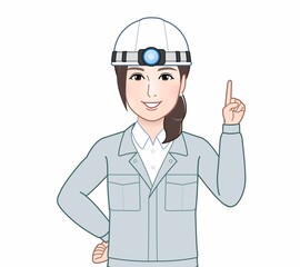 建設業の女性