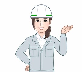 建設業の女性