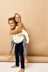 children fun fashion youth stylish-clothing childhood isolated background